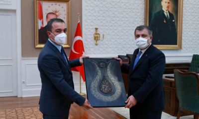 Rektör Öztürk, Bakan Koca ile Görüştü