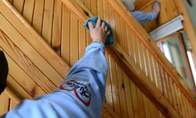 Camiler Gül Suyu ile Temizlendi