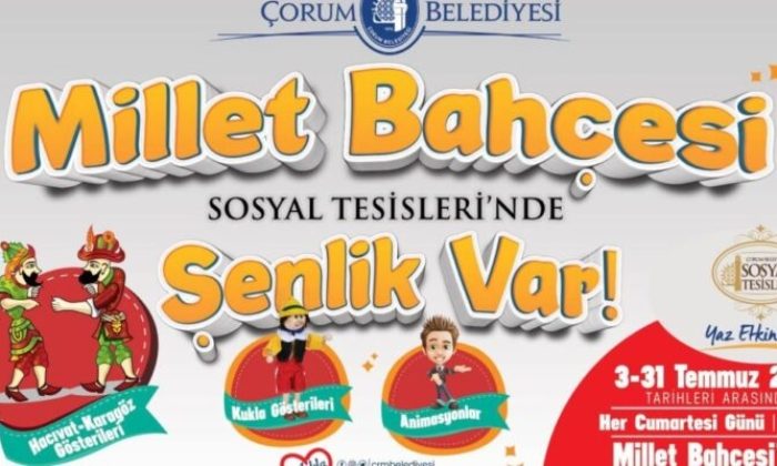 Millet Bahçesi Cumartesi Şenleniyor