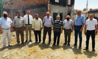 Tahtasız’dan Yangınzedelere Geçmiş Olsun Ziyareti