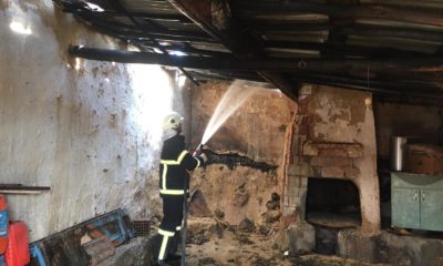 Tandır Yangınını İtfaiye Söndürdü