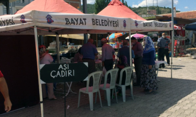 Bayat’ta Aşılama Çalışmaları Sürüyor