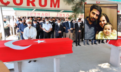 Çorumlu Polis Memuru ve Oğluna Hüzünlü Veda