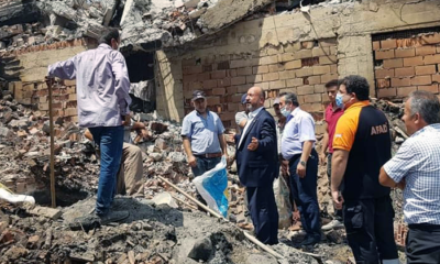 Kavuncu’dan Yangınzedelere Ziyaret