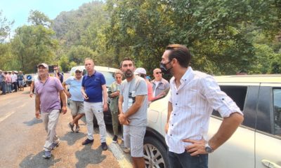 Ceylan, Yangın Bölgesini İnceledi