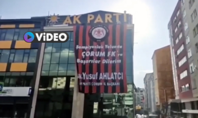 AK Parti’den Çorum FK Bayrağı