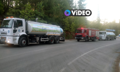 Belediye Ekipleri Yangın Bölgesinde