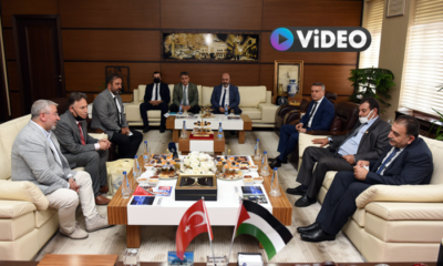 Filistinli Kardeş Şehir Heyeti Çorum’a Geldi