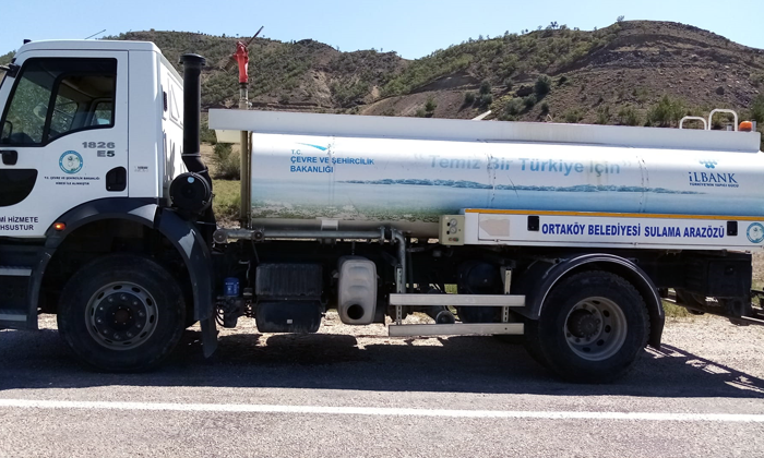 Ortaköy’den Araç ve Personel Desteği