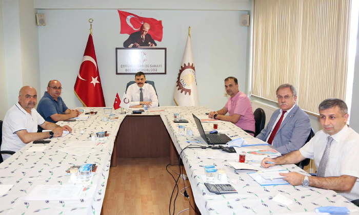 OSB Yönetimi Toplandı