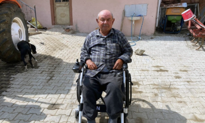 Şehit Babasına Akülü Tekerlekli Sandalye Bağışı