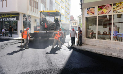 Üçtutlar’da Asfalt Yenileme Çalışması