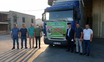 Yangın Bölgelerine Yem Desteği