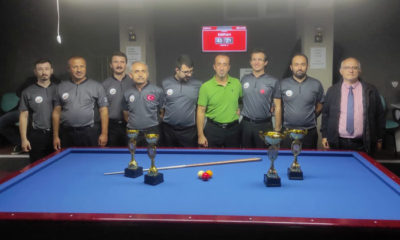 3 Bant Bilardo İl Birinciliği Sonuçlandı