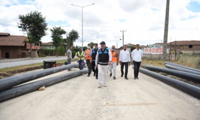 Belediye, İçme Suyu Hatlarını Yeniliyor
