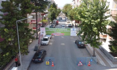 Şenyurt Caddesinde Yenileme Çalışması