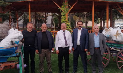 Başkan Görüştü, İlçeye Hibe Makine Geliyor