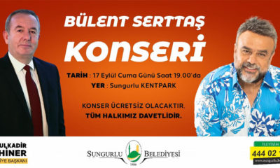 Bülent Serttaş Konseri 17 Eylül’de