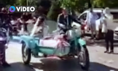 Motosiklet Gelin Arabası Oldu