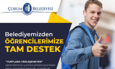 Yurt Çıkmayan Öğrencilere Belediyeden Destek