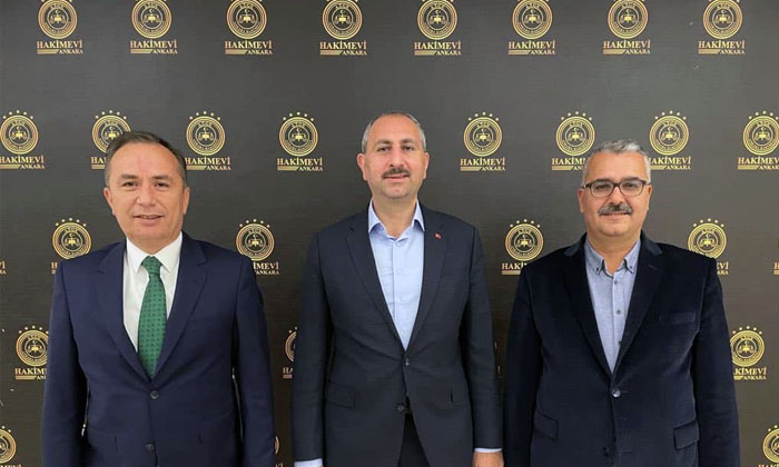 Ahlatcı ve Ceylan, Bakan Gül’ü Ziyaret Etti