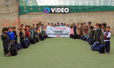 Cansuyu’ndan Yemen’e Kırtasiye Yardımı