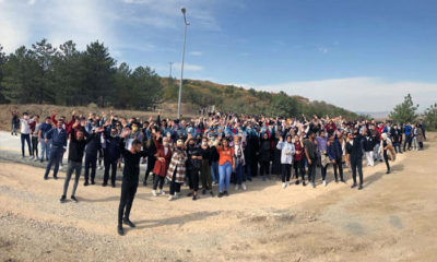 Üniversiteli Gençler, Doğa Yürüyüşünde Bir Araya Geldi