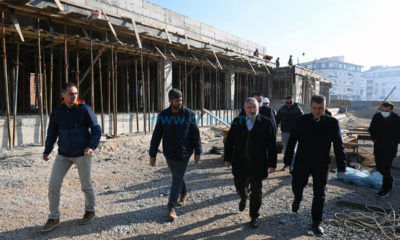 Yarı Olimpik Yüzme Havuzu Hızla Yükseliyor