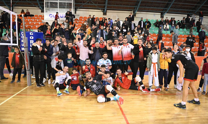 Çorum Belediyesi GSK Voleybol Yine Kazandı