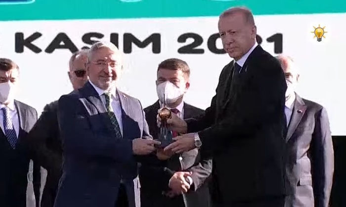 Erdoğan’dan ‘Çorumlu Obası’ Ödülü
