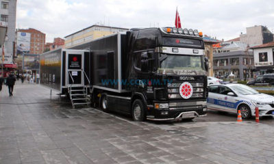 İletişim Başkanlığı Dijital TIR’ı Çorum’da