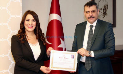 Keziban Öğretmene Başarı Belgesi Verildi