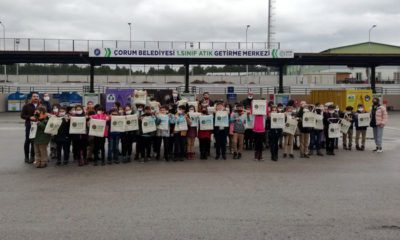 Minikler Atık Getirme Merkezi’ni Gezdi