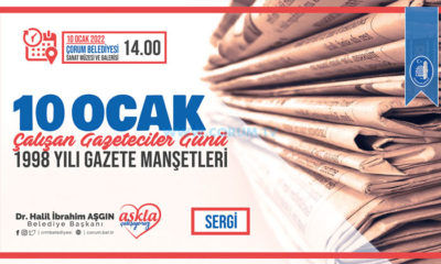 98 Yılı Gazete Manşetleri Sergisi 10 Ocak’ta Açılıyor