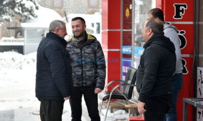 Başkan Aşgın Esnafı Gezdi