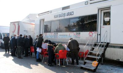 Esnaf, Kan Bağışı İçin Sıraya Girdi