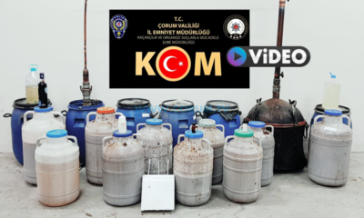 Kaçak İçki Üretimi Yapılan Depoya Emniyet Baskını
