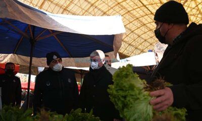 Başkan Aşgın Pazarı Gezdi