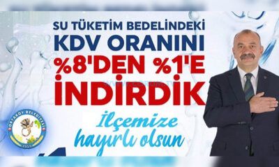 Ortaköy Belediyesi, İçme Suyunda KDV’yi Düşürdü