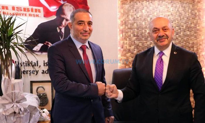 İsbir’den Kalıpçı’ya Hayırlı Olsun Ziyareti