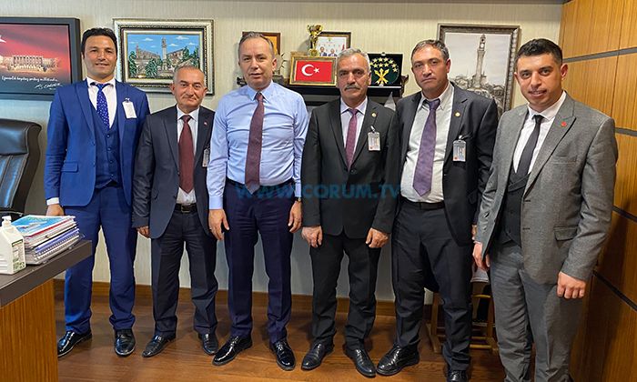 Sungurlulu Muhtarlardan Ceylan’a Teşekkür Ziyareti