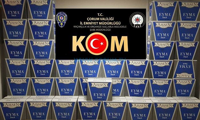 450 Bin Kaçak Sigara Yakalandı