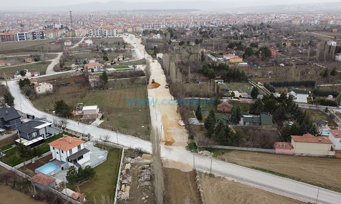 Bişkek Caddesi’nde Yollar Genişletiliyor