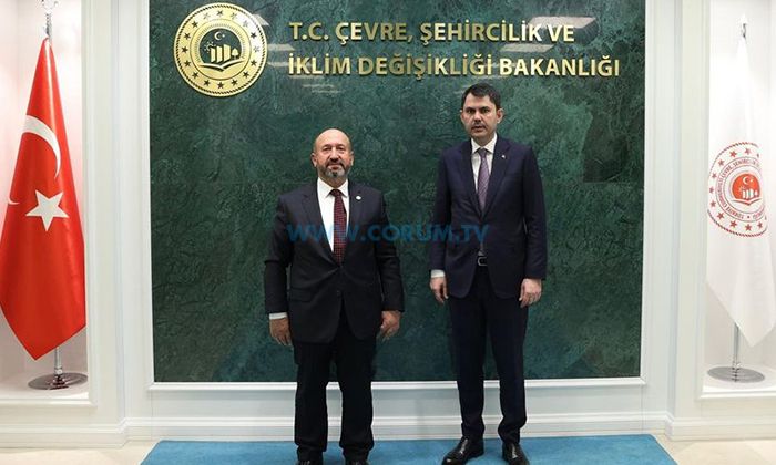 Kavuncu’dan Bakan Kurum’a Ziyaret