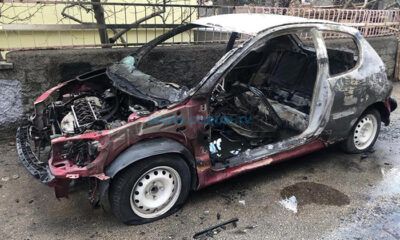 Park Halindeki Araç Yandı