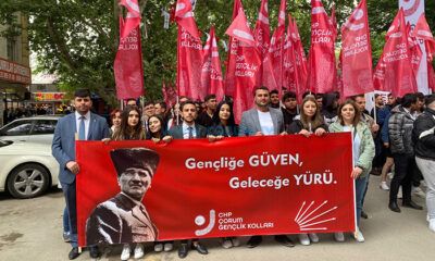 CHP’li Gençler, Ankara’da Gençlik YürüyüşündeVC