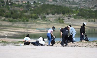 Erasmus Öğrencileri Çomar Barajı’nı Temizledi