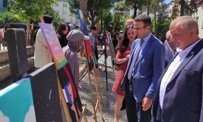 Gençler Hünerlerini Tuvale Yansıttı