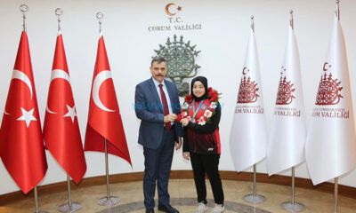 Gönüllerin Şampiyonundan Vali Çiftçi’ye Ziyaret