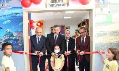 Mevlana İlkokulu’na ‘Sıfır Atık Kütüphanesi’ Kazandırıldı